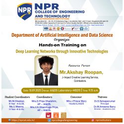 Hands-on Training on Deep Learning Networks Through Innovative Technologies
