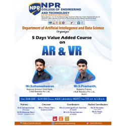 5-Day Value-Added Course on AR & VR