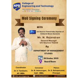 MoU Signing Ceremony with UNI Sourcce Treend India