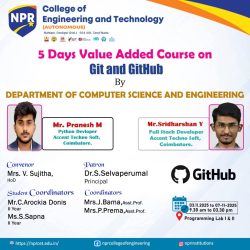 5-Day Value-Added Course on Git and GitHub