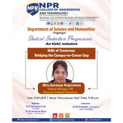 Student Induction Program, Skills of Tomorrow: Bridging the Campus-to-career Gap