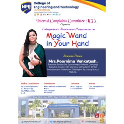 Entrepreneur Awareness Programme on Magic Wand in Your Hand