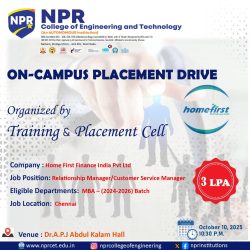 On Campus Placement Drive – Home First