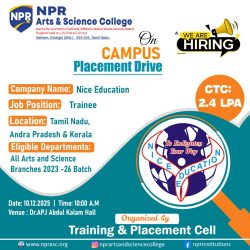On Campus Placement Drive – Nice Education