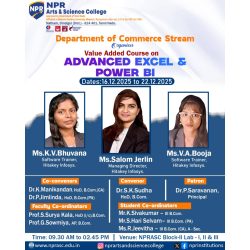 Value Added Course on Advanced Excel and Power BI