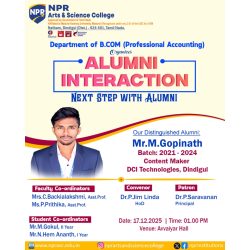 Alumni Interaction on Next Step with Alumni