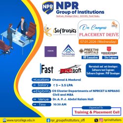 On Campus Placement Drive