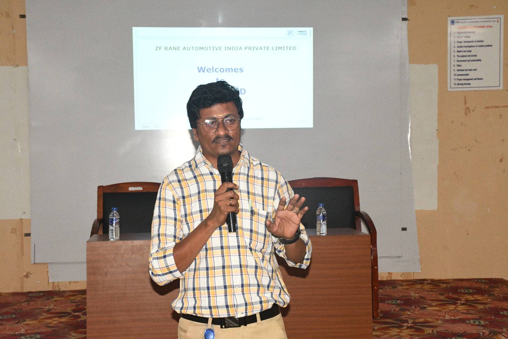 On Campus Placement Drive – ZF Rane Automotive India