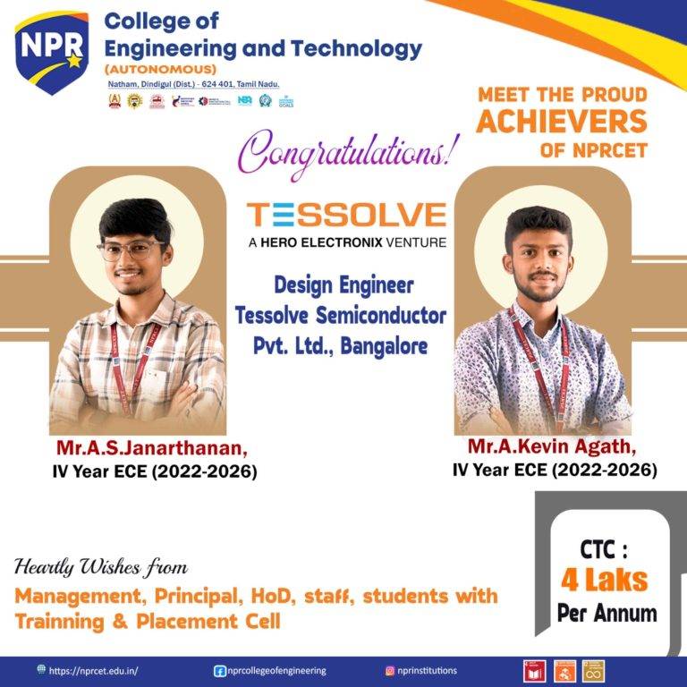 Meet the Proud Achievers of NPRCET