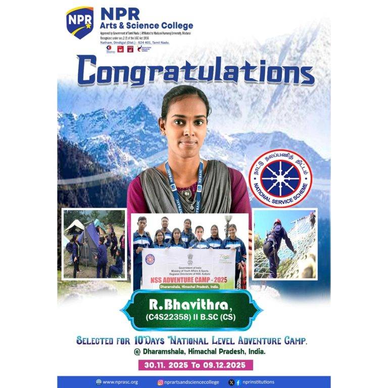 Selected for 10 Days National Level Adventure Camp