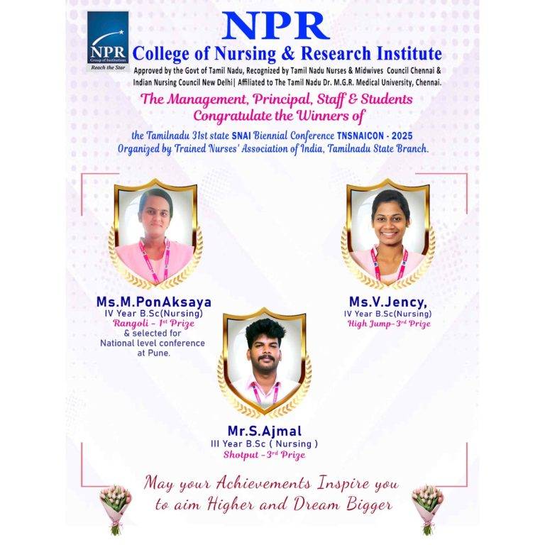 NPR Nursing Students Victorious at 31st SNAI Biennial Conference TNSNAICON – 2025