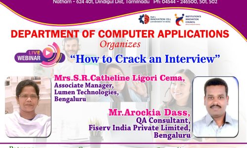 Webinar on How to Crack an Interview