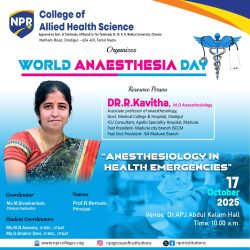 World Anaesthesia Day